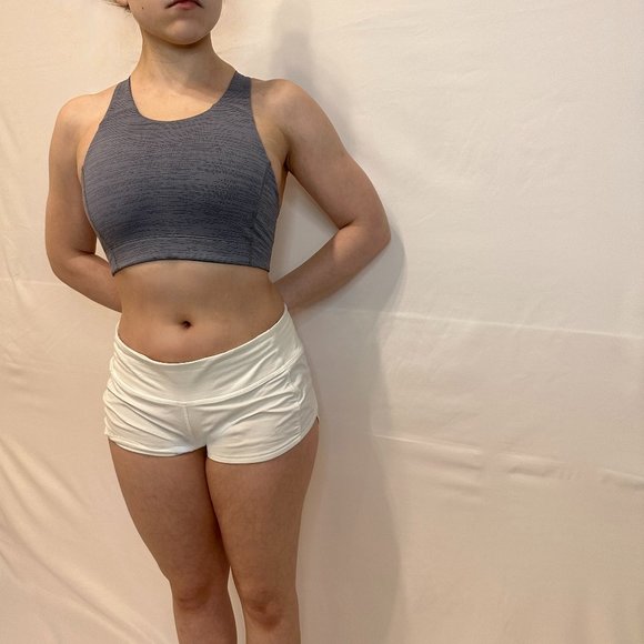 Outdoor Voices Key Crossback TechSweat Sports Bra - Storm - XS - Picture 4 of 8